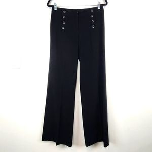 Dalia-Collection black sailor look pants size 4